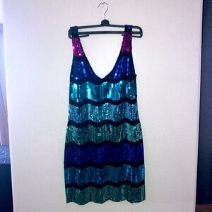 Ricki’s Striped Sequin Party Dress